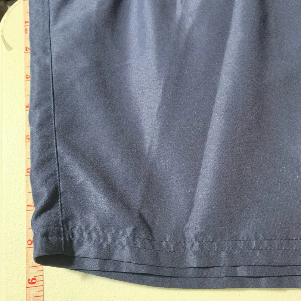 NIKE MENS LARGE SHORTS BLUE BASKETBALL MESH‎ LINED BRIEFS ATHLETIC TRAINING